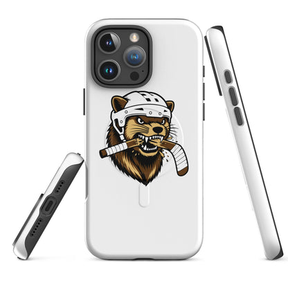 Magsafe Tough Case for iPhone | Fighting Mongooses Hockey Club | Mascot Logo