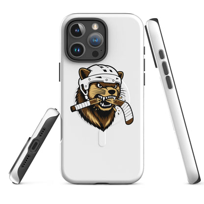 Magsafe Tough Case for iPhone | Fighting Mongooses Hockey Club | Mascot Logo