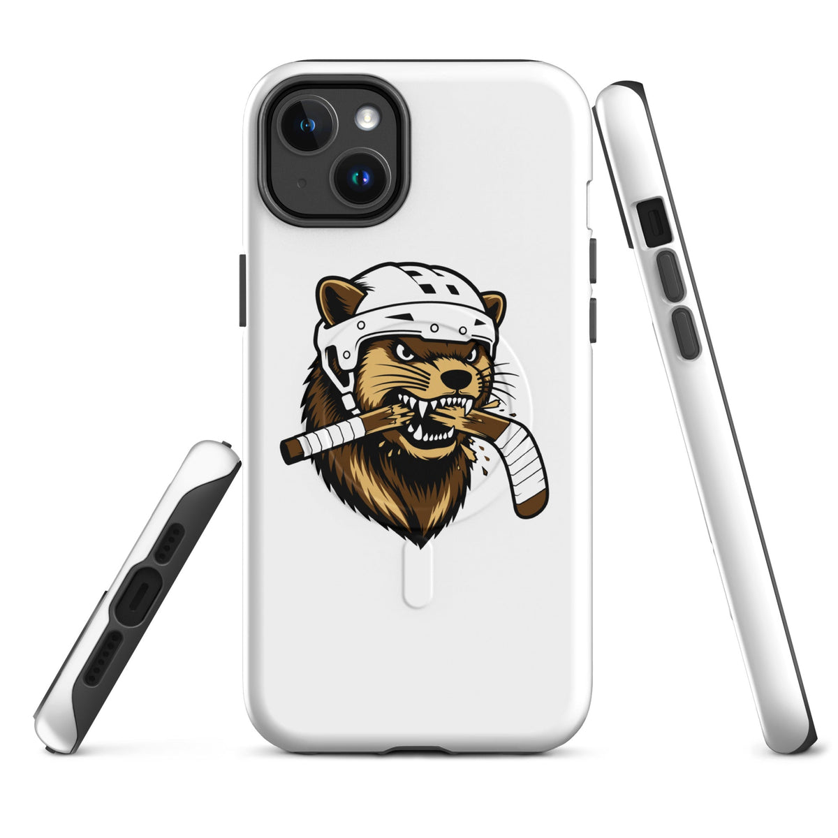 Magsafe Tough Case for iPhone | Fighting Mongooses Hockey Club | Mascot Logo