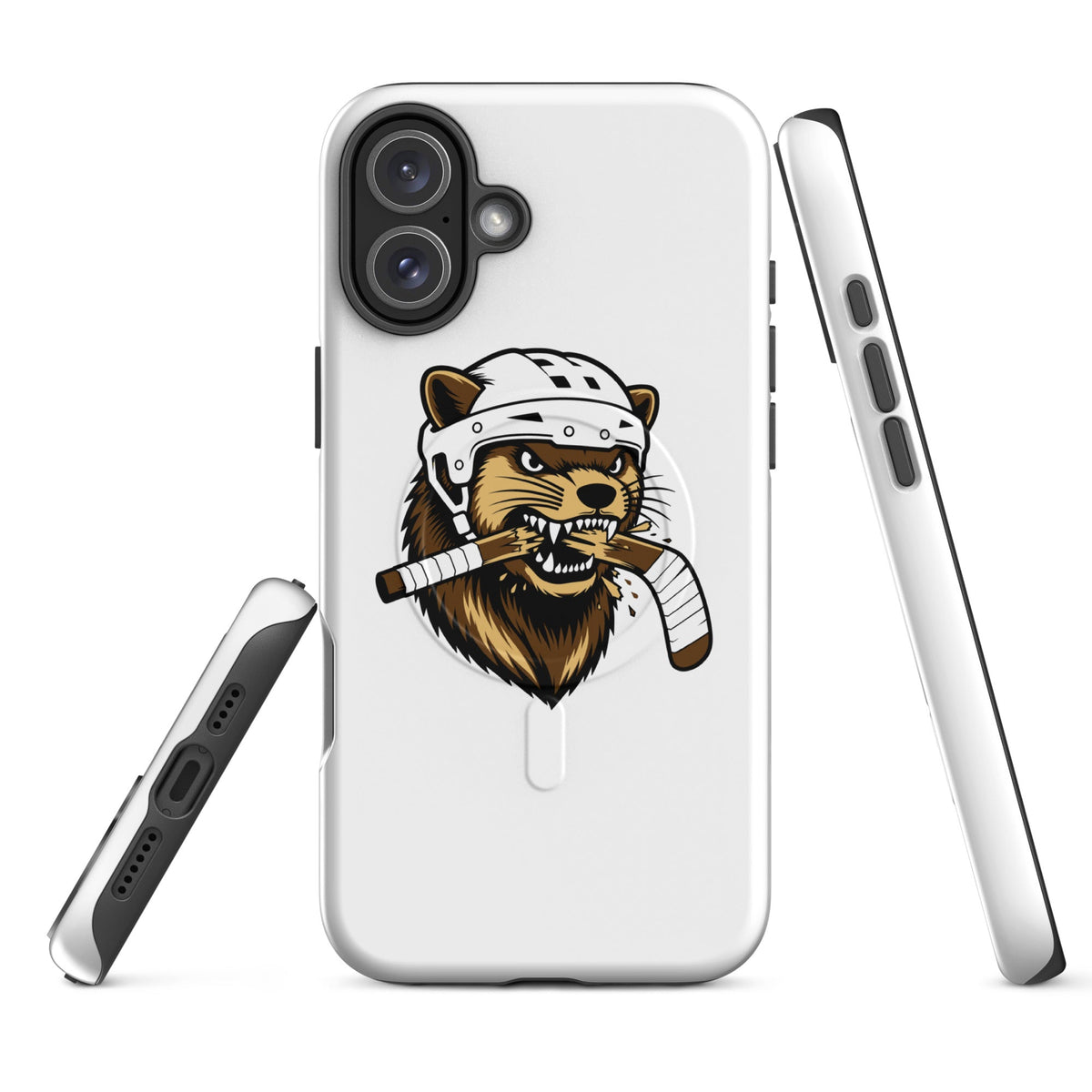 Magsafe Tough Case for iPhone | Fighting Mongooses Hockey Club | Mascot Logo