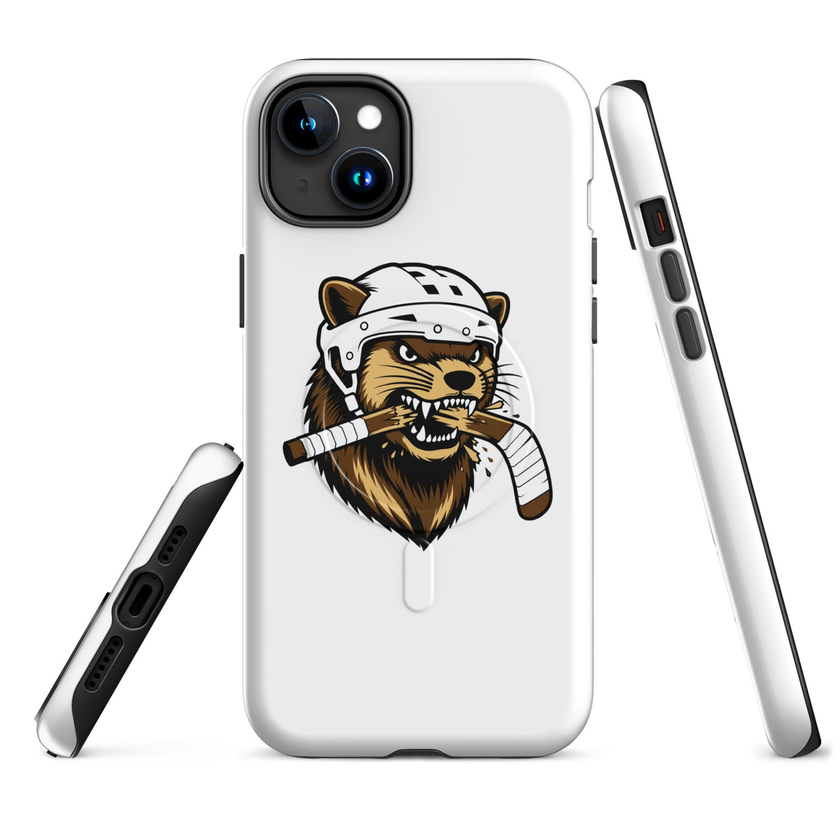 Magsafe Tough Case for iPhone | Fighting Mongooses Hockey Club | Mascot Logo