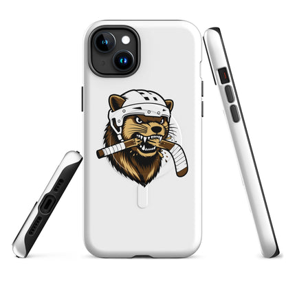Magsafe Tough Case for iPhone | Fighting Mongooses Hockey Club | Mascot Logo