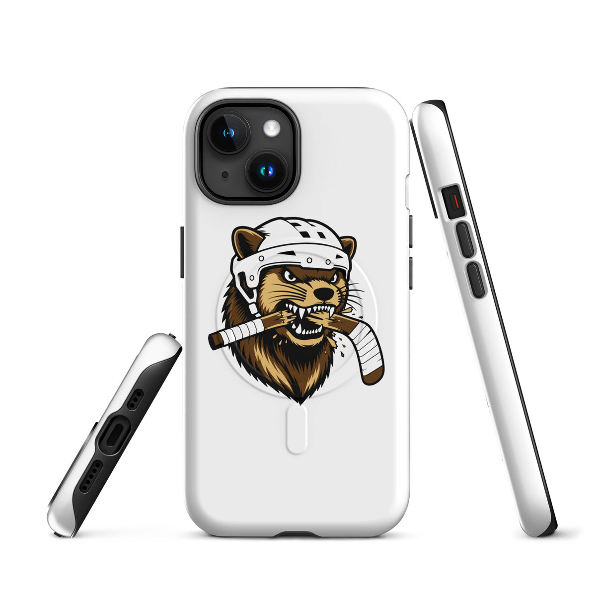 Magsafe Tough Case for iPhone | Fighting Mongooses Hockey Club | Mascot Logo