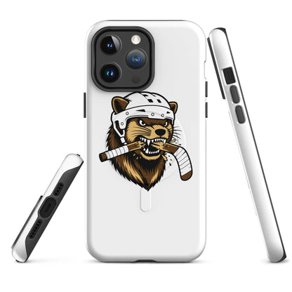 Magsafe Tough Case for iPhone | Fighting Mongooses Hockey Club | Mascot Logo