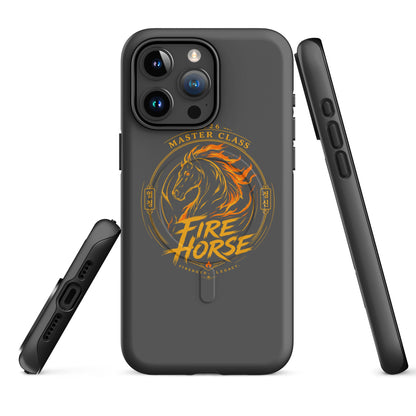 Magsafe Tough Case for iPhone | Fire Horse Masters | Crest Logo