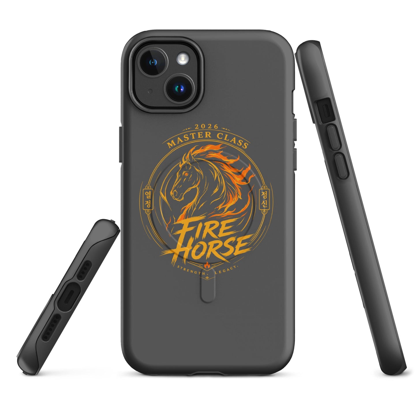Magsafe Tough Case for iPhone | Fire Horse Masters | Crest Logo