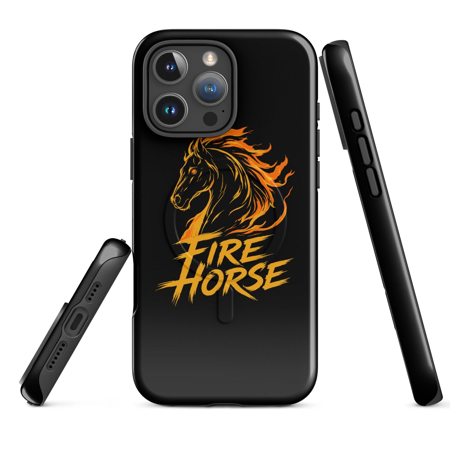 Magsafe Tough Case for iPhone | Fire Horse Masters | Emblem Logo