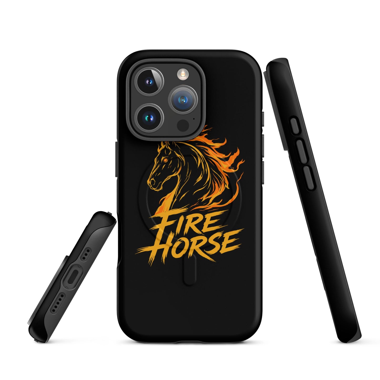 Magsafe Tough Case for iPhone | Fire Horse Masters | Emblem Logo