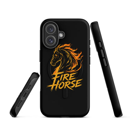 Magsafe Tough Case for iPhone | Fire Horse Masters | Emblem Logo