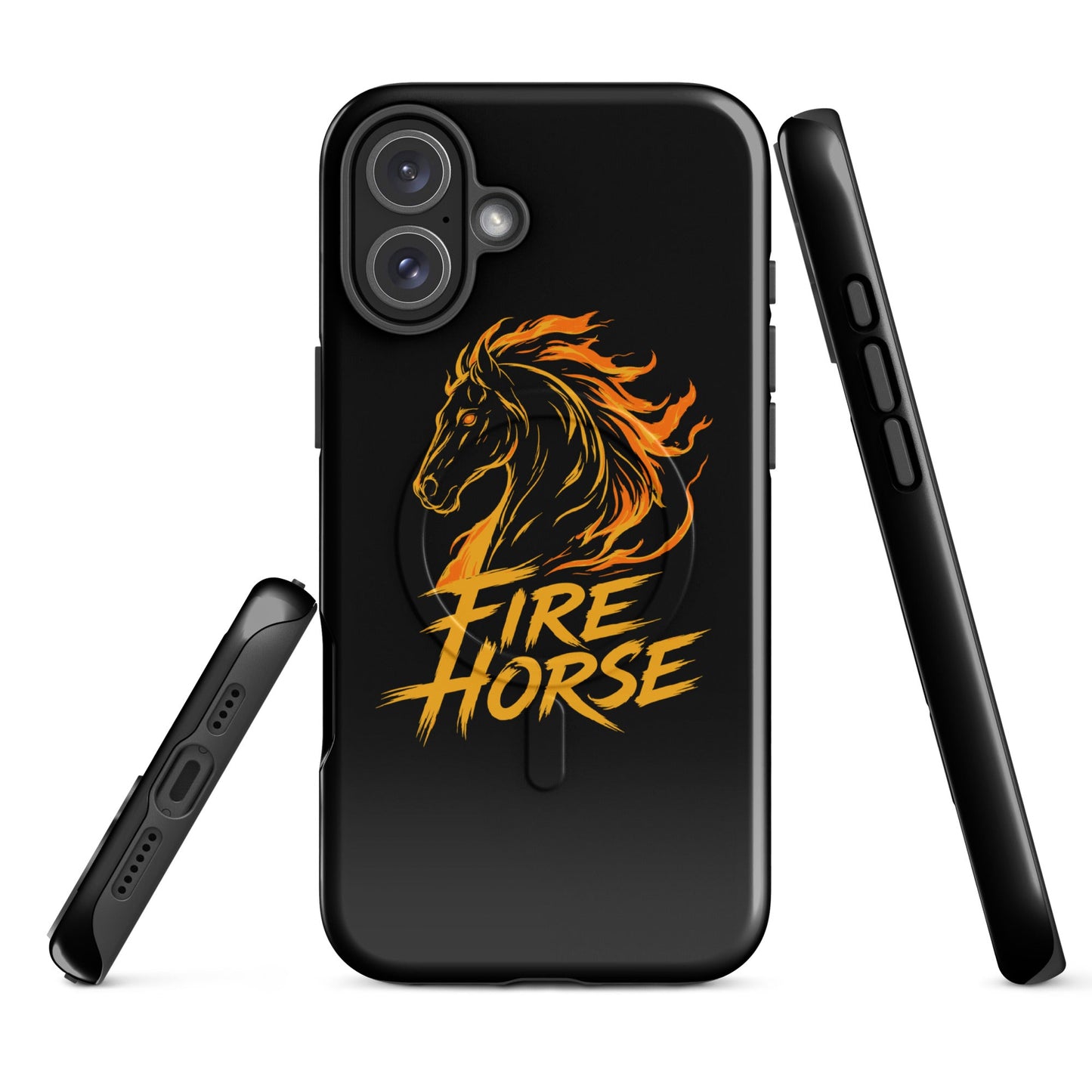 Magsafe Tough Case for iPhone | Fire Horse Masters | Emblem Logo