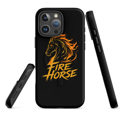 Magsafe Tough Case for iPhone | Fire Horse Masters | Emblem Logo