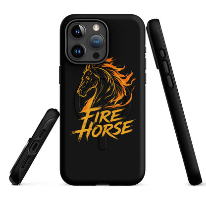 Magsafe Tough Case for iPhone | Fire Horse Masters | Emblem Logo