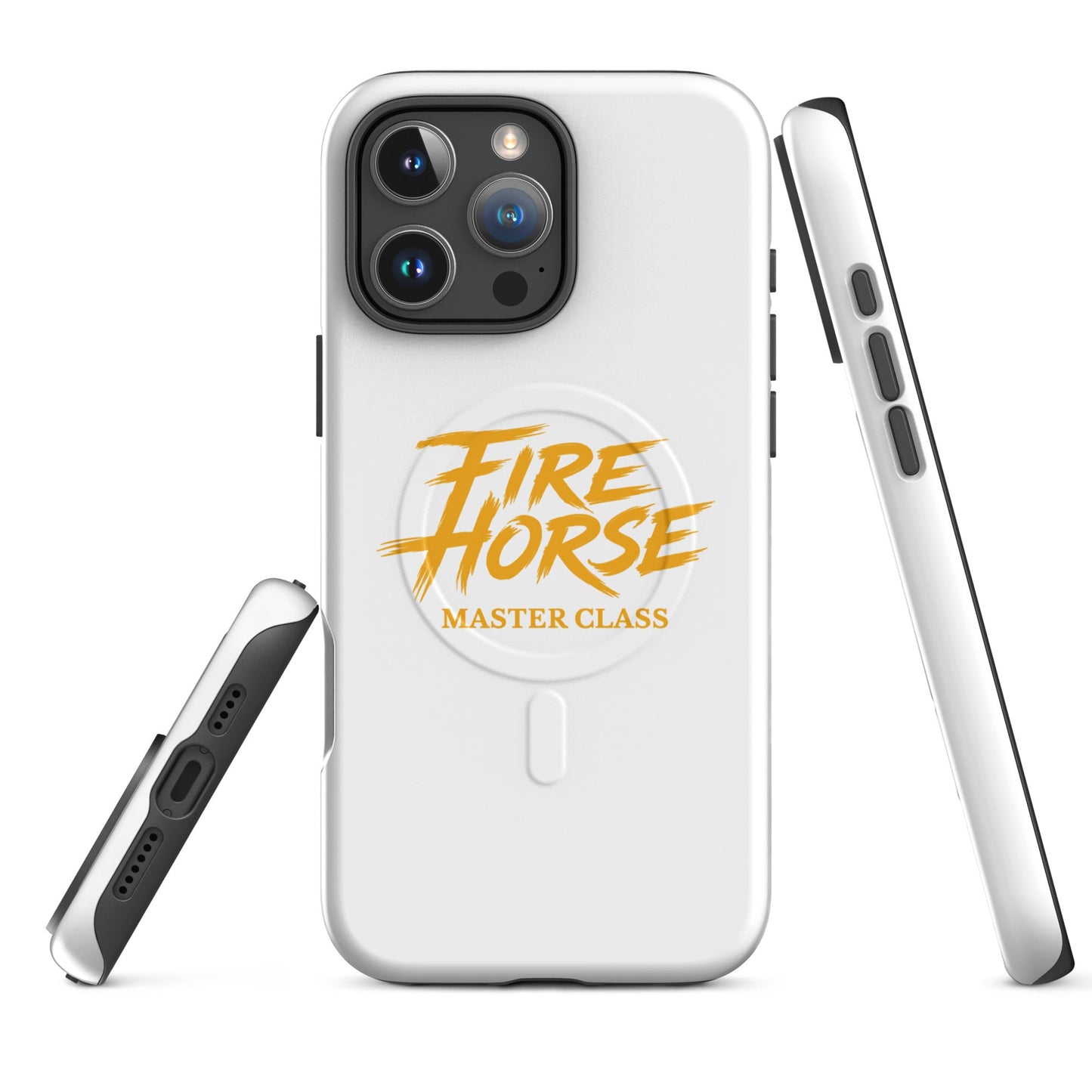 Magsafe Tough Case for iPhone | Fire Horse Masters | Modern Script Logo