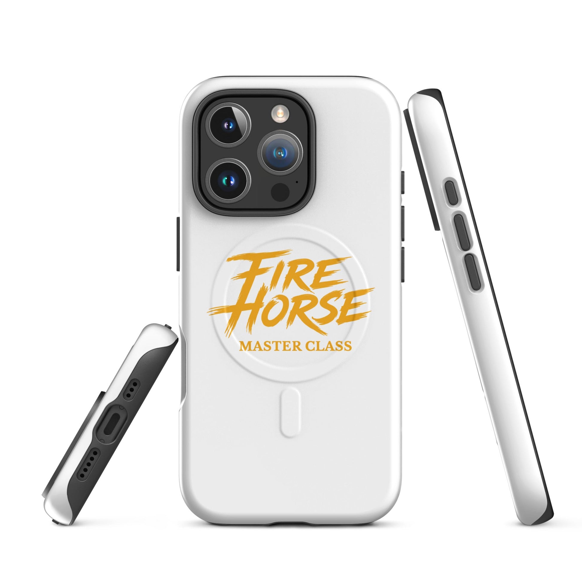 Magsafe Tough Case for iPhone | Fire Horse Masters | Modern Script Logo