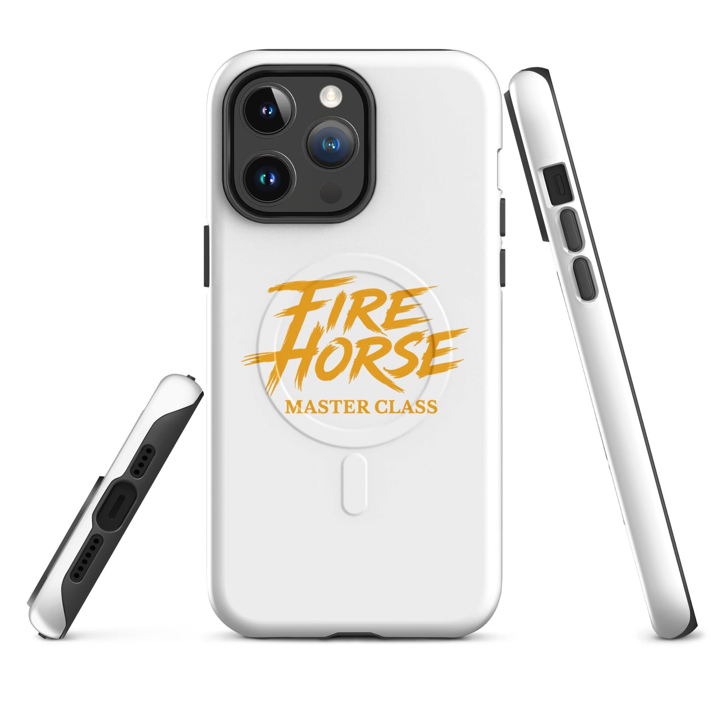 Magsafe Tough Case for iPhone | Fire Horse Masters | Modern Script Logo