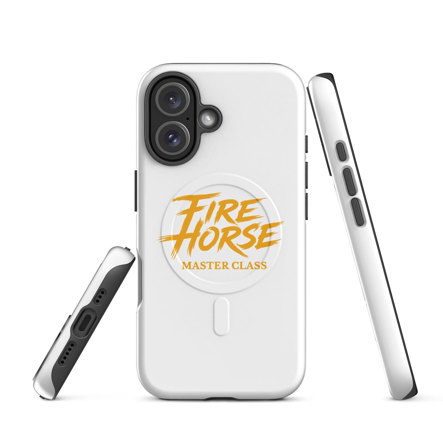 Magsafe Tough Case for iPhone | Fire Horse Masters | Modern Script Logo