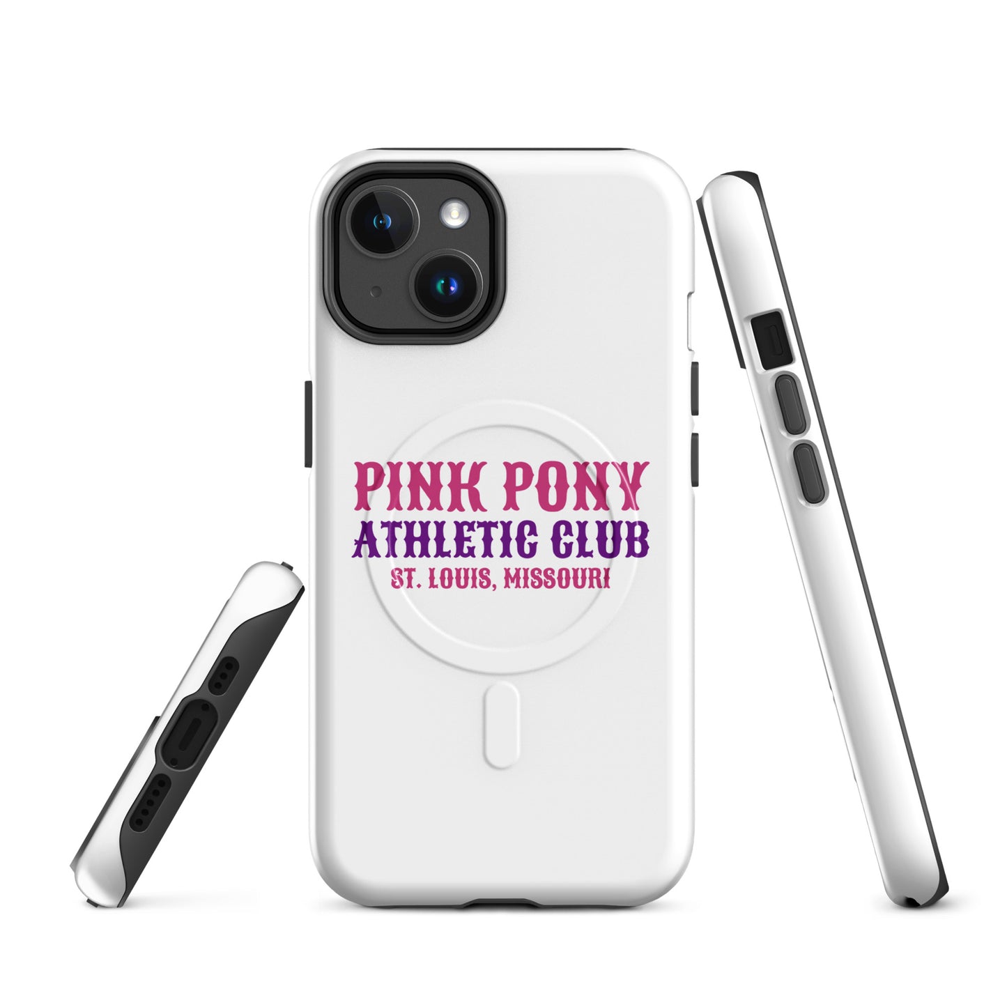 Magsafe Tough Case for iPhone | Pink Pony Athletic Club | Athletic Wordmark Logo