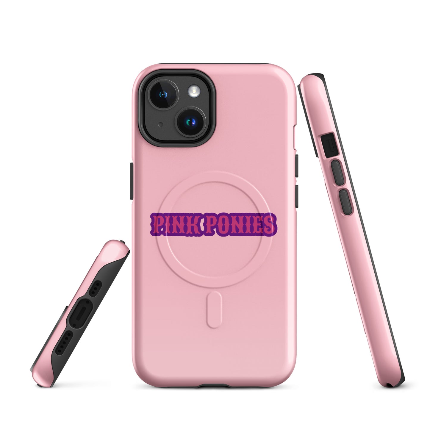 Magsafe Tough Case for iPhone | Pink Pony Athletic Club | Script Logo