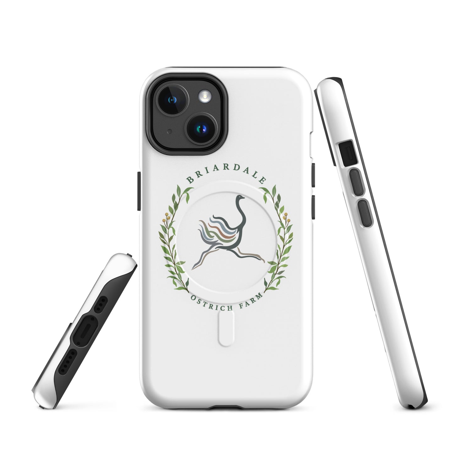 Magsafe Tough Case for iPhone | Briardale Ostrich Farm | Crest Logo
