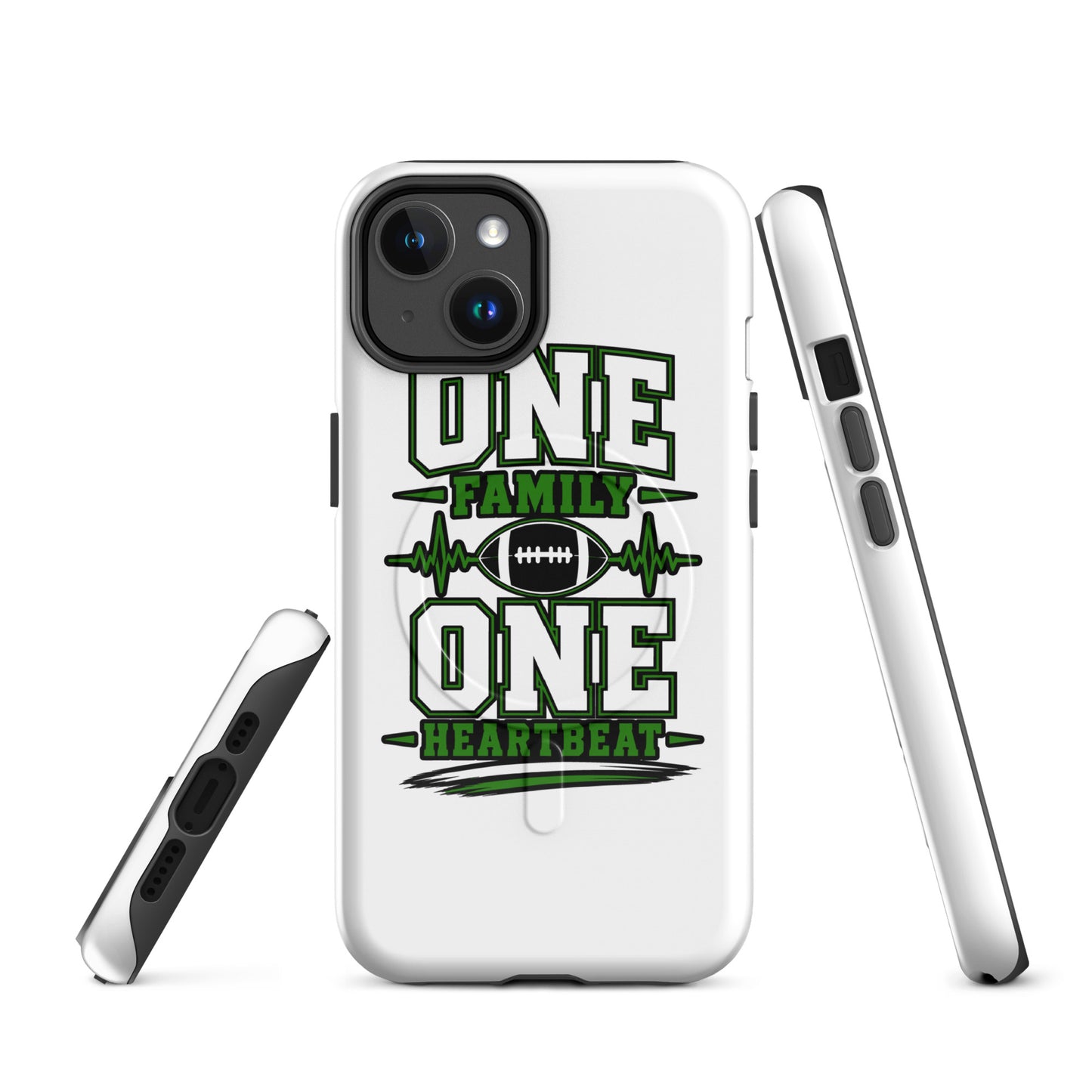 Magsafe Tough Case for iPhone | Celina Black Football | Modern Script Logo