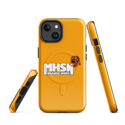 Magsafe Tough Case for iPhone | Orange Wave Marching Band | Crest Logo