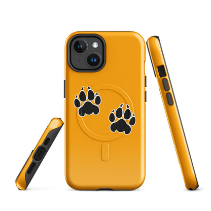 Magsafe Tough Case for iPhone | Orange Wave Marching Band | Paw Mark Logo