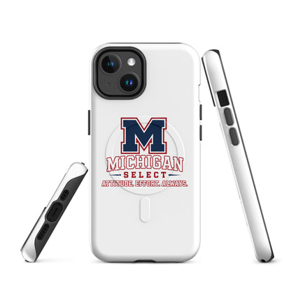Magsafe Tough Case for iPhone | Michigan Select Baseball | Crest Logo