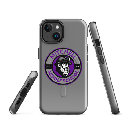 Magsafe Tough Case for iPhone | Mitchell Middle School Softball | Badge Logo