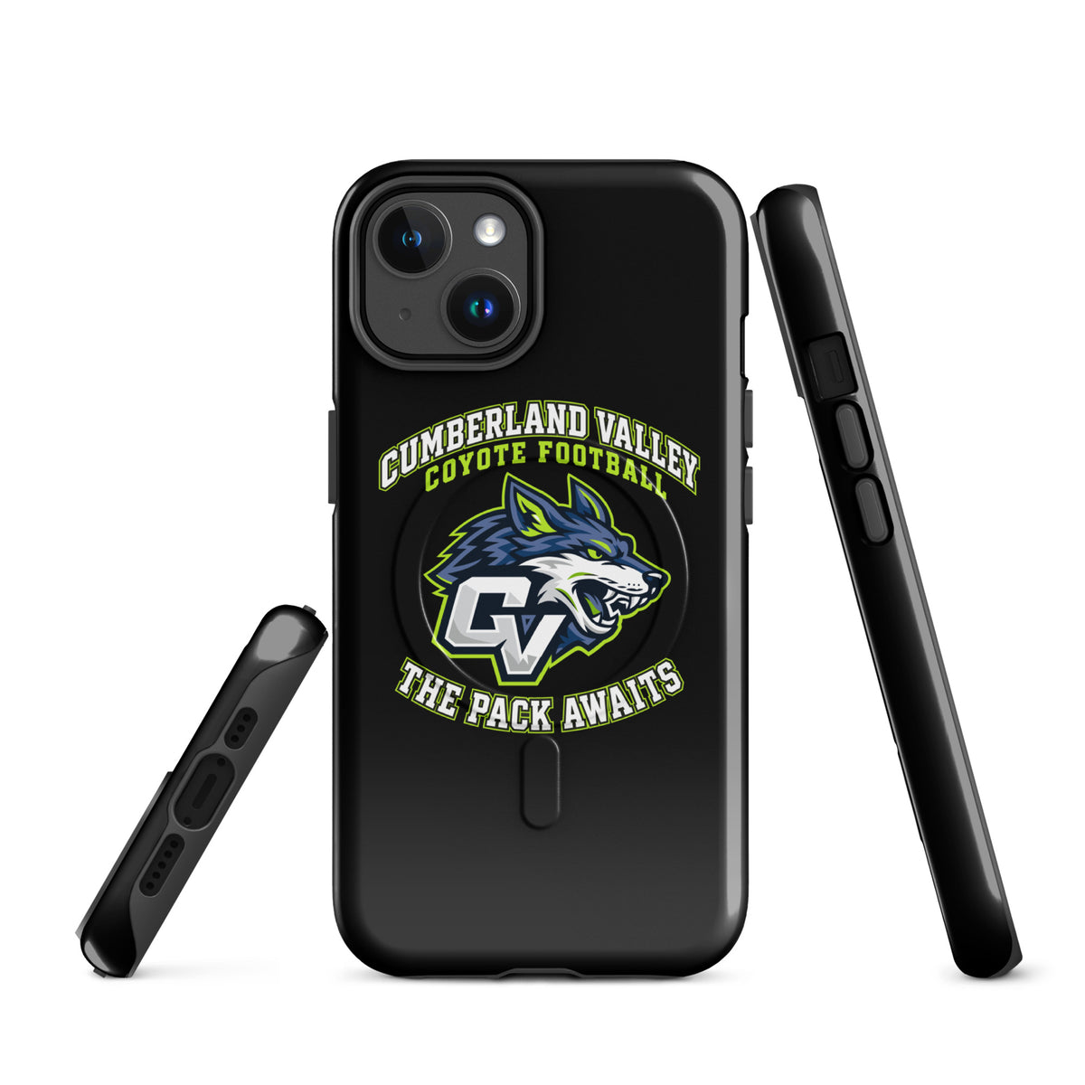 Magsafe Tough Case for iPhone | Cumberland Valley Coyotes Football | Emblem Logo