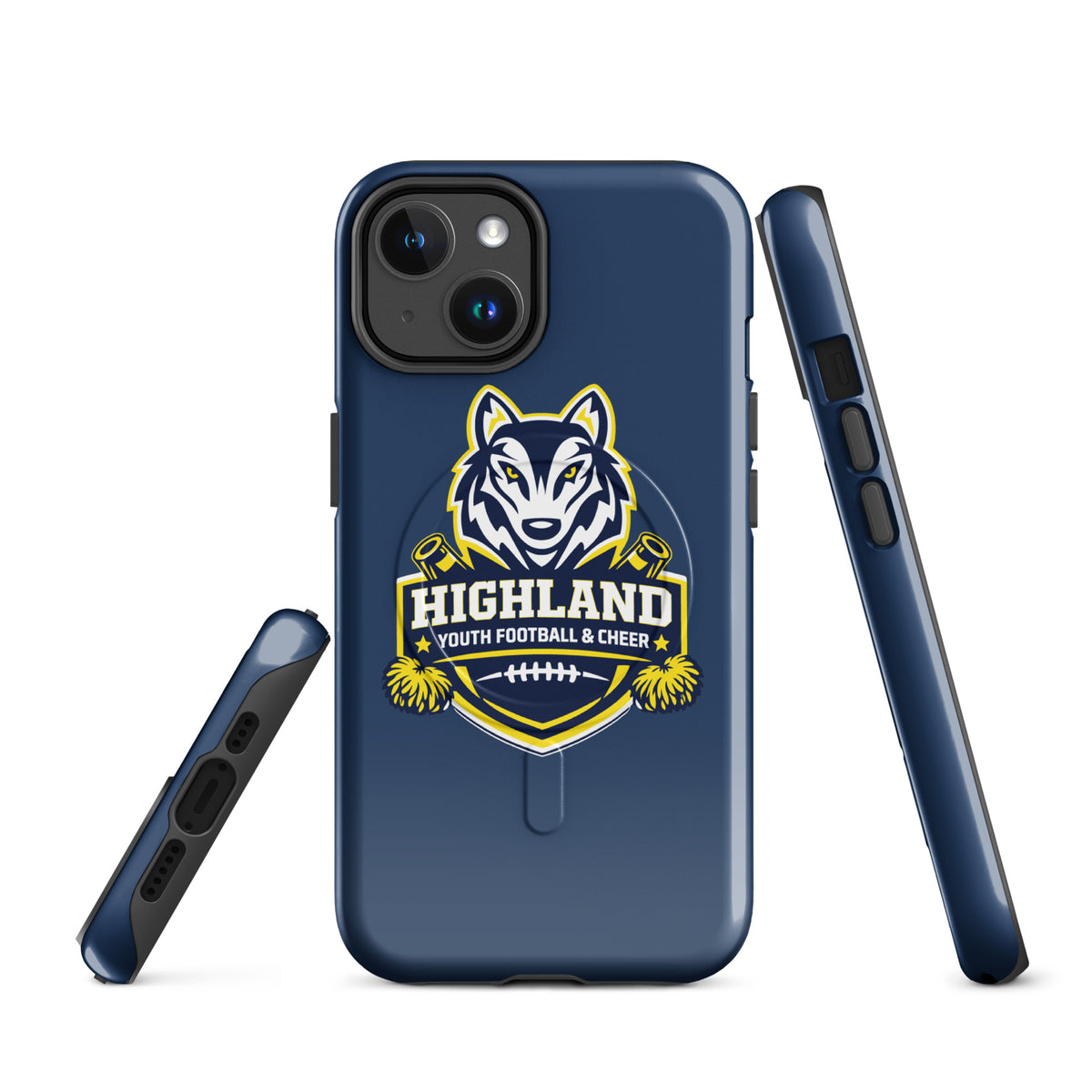 Magsafe Tough Case for iPhone | Highland youth football and cheer | Emblem Logo