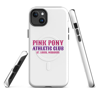 Magsafe Tough Case for iPhone | Pink Pony Athletic Club | Athletic Wordmark Logo