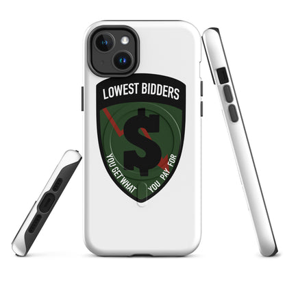Magsafe Tough Case for iPhone | The Lowest Bidders | Shield Logo