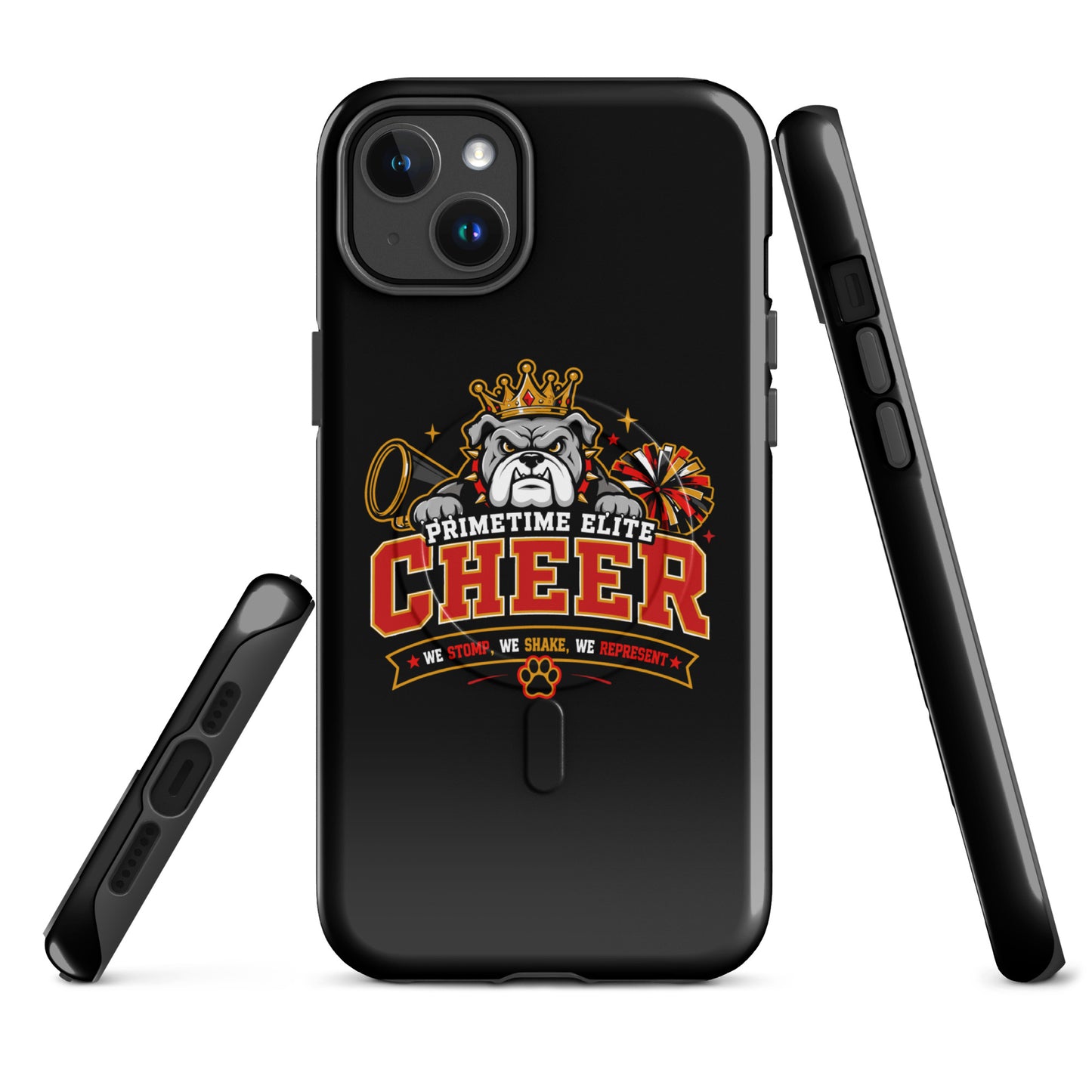 Magsafe Tough Case for iPhone | PTE Bulldog Cheer | Crest Logo