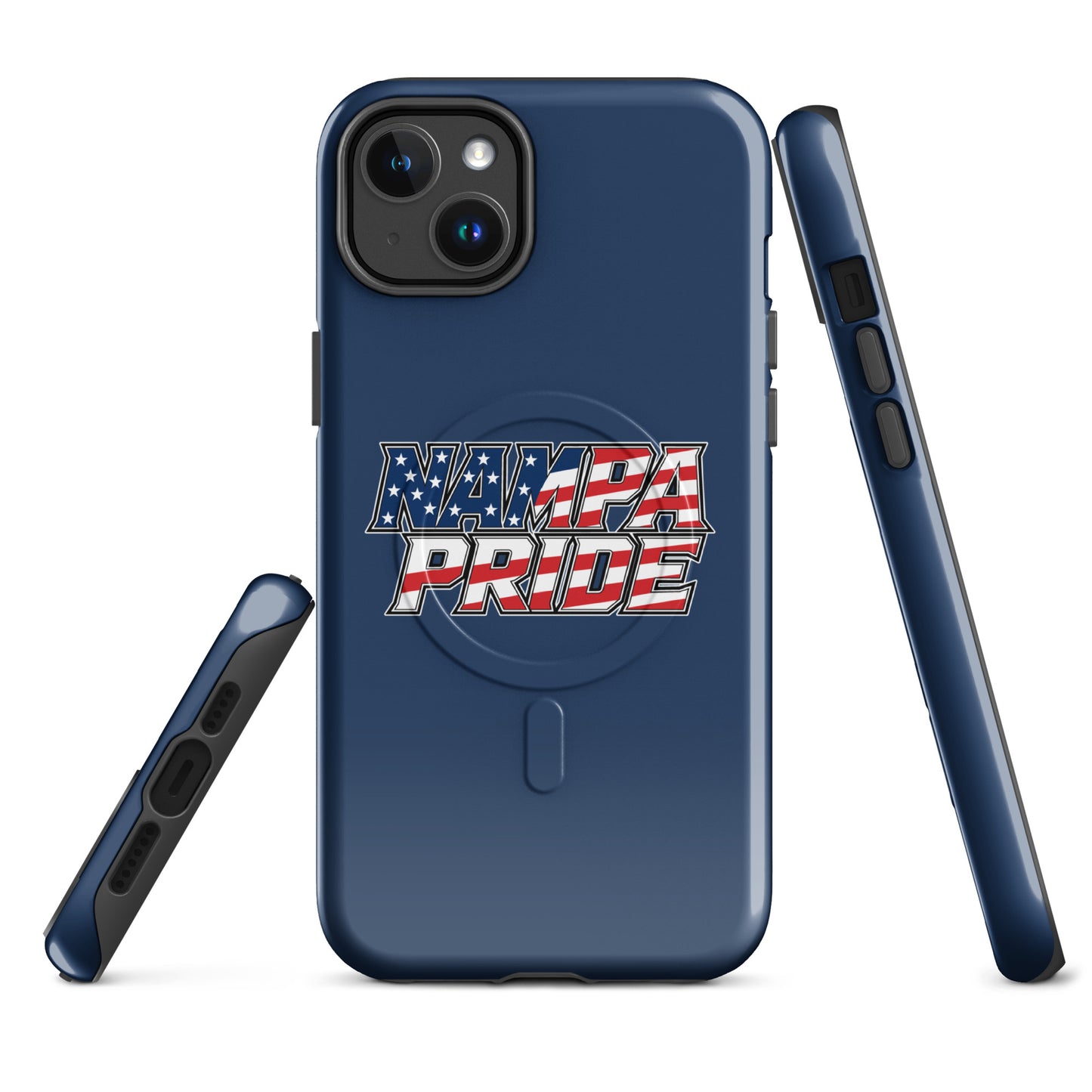 Magsafe Tough Case for iPhone | Nampa Pride | Modern Script Logo