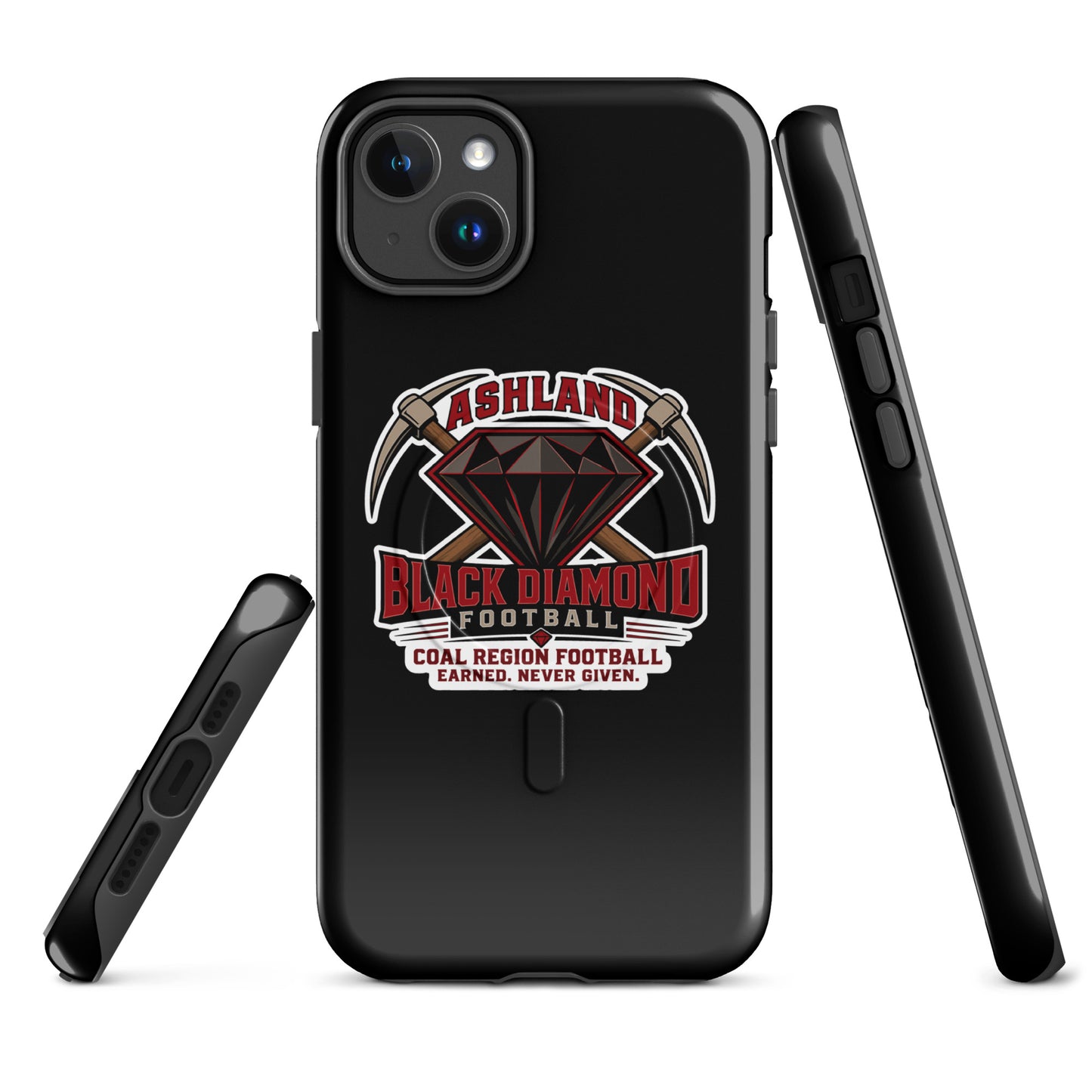 Magsafe Tough Case for iPhone | Ashland Black Diamonds | Vanguard Logo