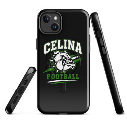 Magsafe Tough Case for iPhone | Celina Black Football | Emblem Logo