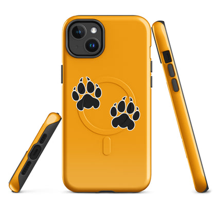Magsafe Tough Case for iPhone | Orange Wave Marching Band | Paw Mark Logo