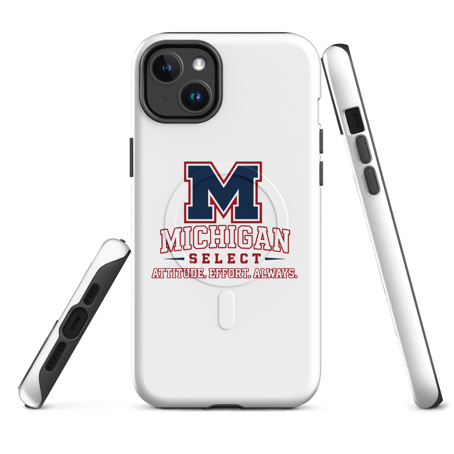 Magsafe Tough Case for iPhone | Michigan Select Baseball | Crest Logo