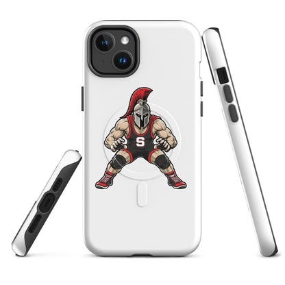 Magsafe Tough Case for iPhone | Spartan Wrestling Club | Mascot Logo