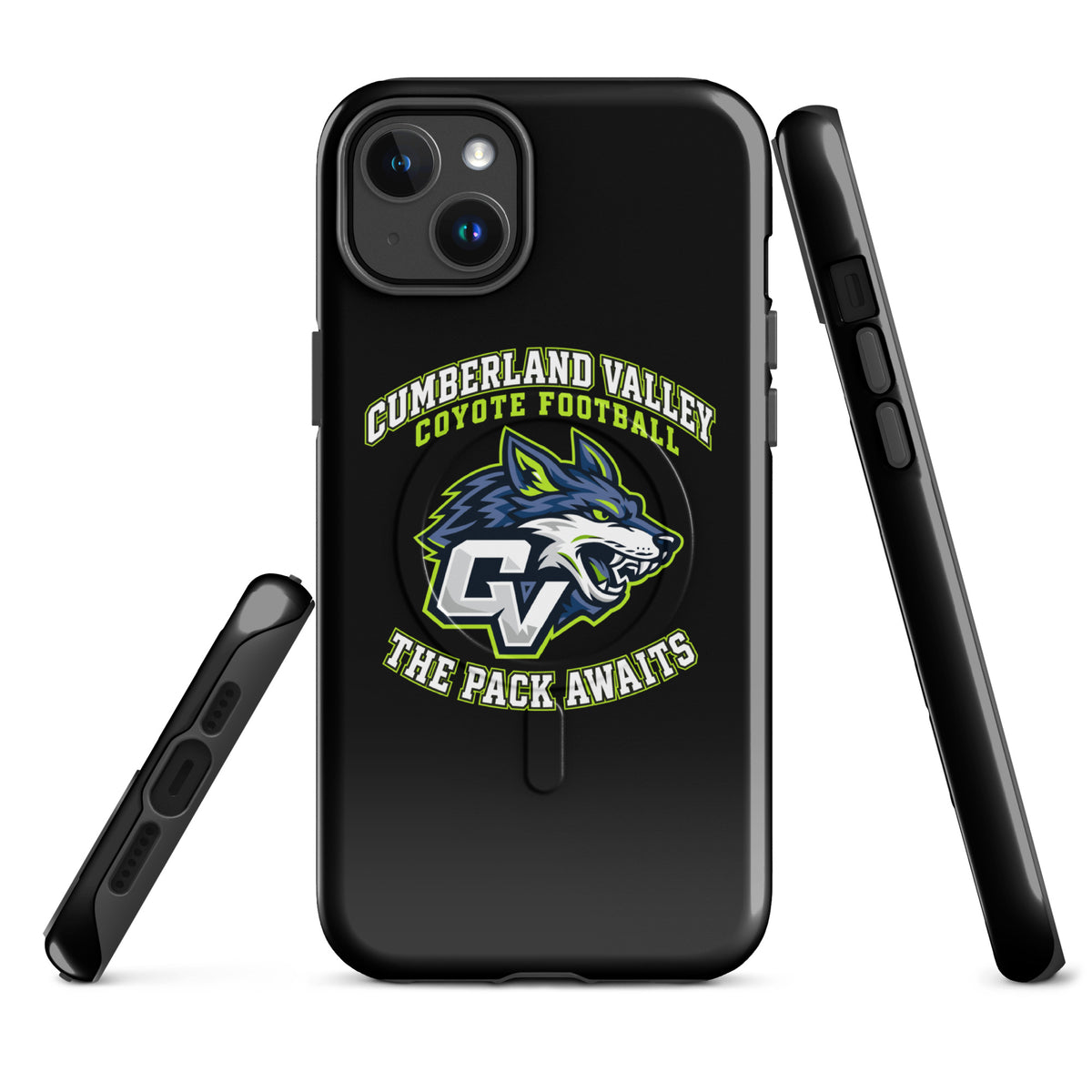 Magsafe Tough Case for iPhone | Cumberland Valley Coyotes Football | Emblem Logo