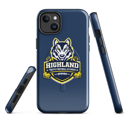 Magsafe Tough Case for iPhone | Highland youth football and cheer | Emblem Logo
