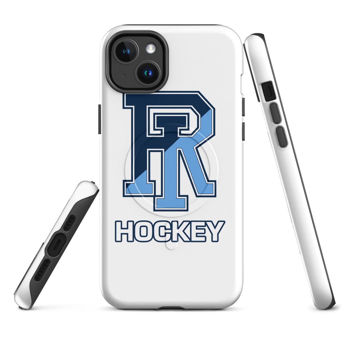 Magsafe Tough Case for iPhone | URI Men’s Hockey | Crest Logo