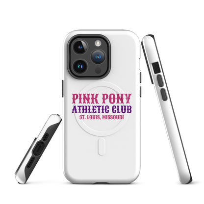 Magsafe Tough Case for iPhone | Pink Pony Athletic Club | Athletic Wordmark Logo