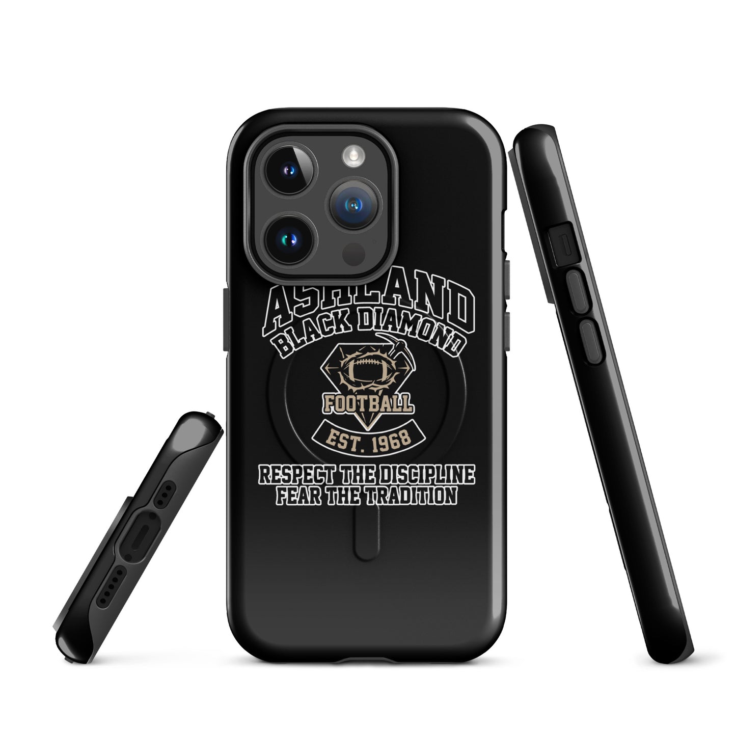 Magsafe Tough Case for iPhone | Ashland Black Diamonds | Emblem Logo