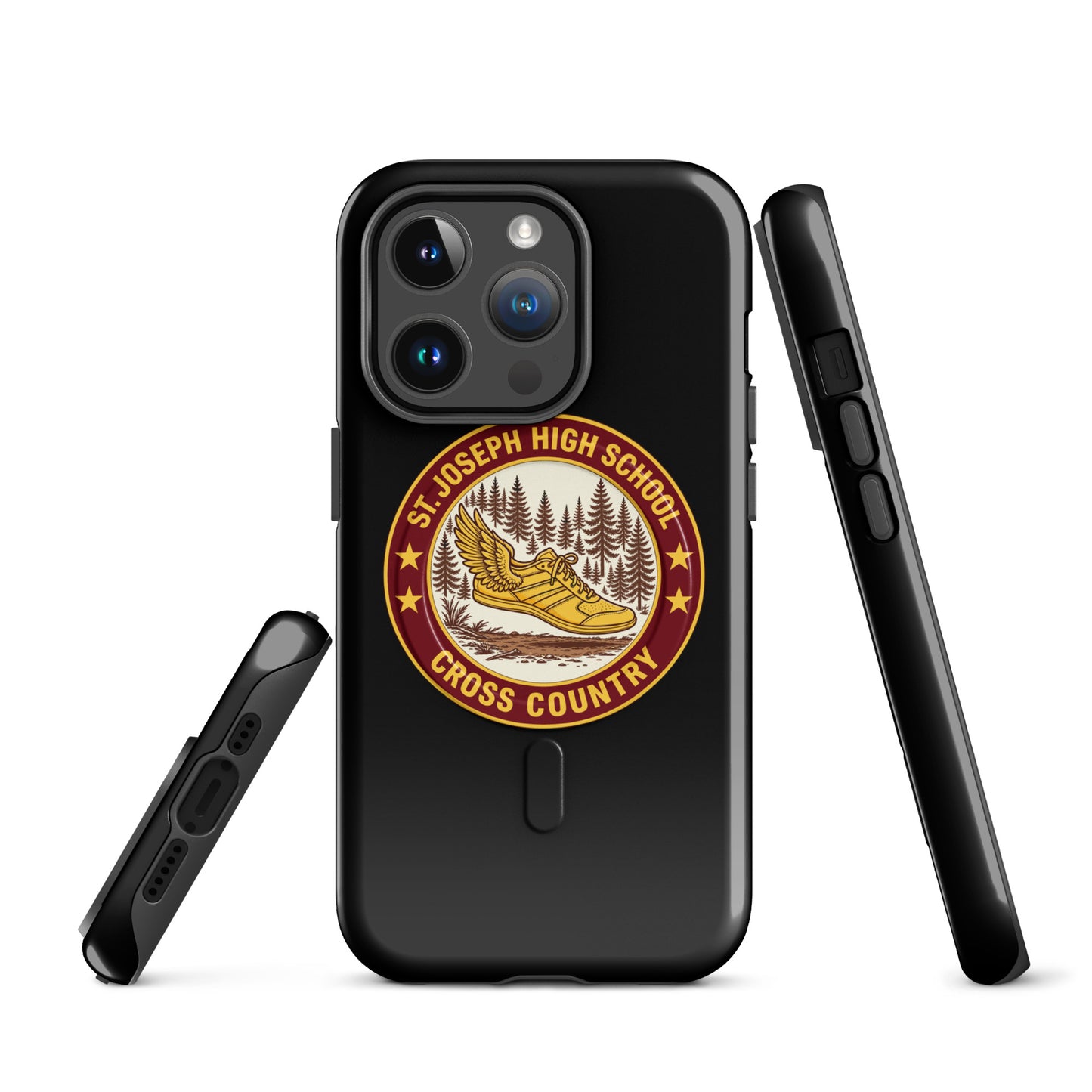 Magsafe Tough Case for iPhone | St. Joseph High School - Cross Country | Badge Logo