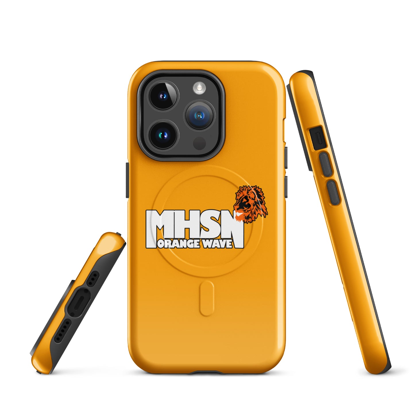Magsafe Tough Case for iPhone | Orange Wave Marching Band | Crest Logo