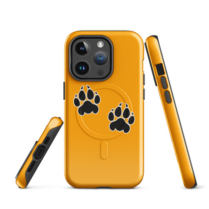 Magsafe Tough Case for iPhone | Orange Wave Marching Band | Paw Mark Logo