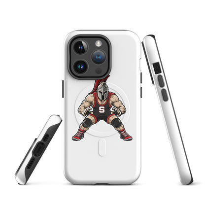 Magsafe Tough Case for iPhone | Spartan Wrestling Club | Mascot Logo