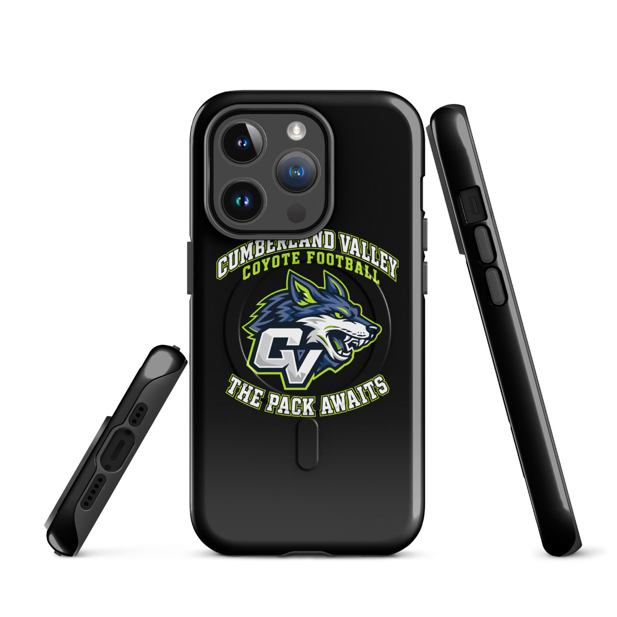 Magsafe Tough Case for iPhone | Cumberland Valley Coyotes Football | Emblem Logo
