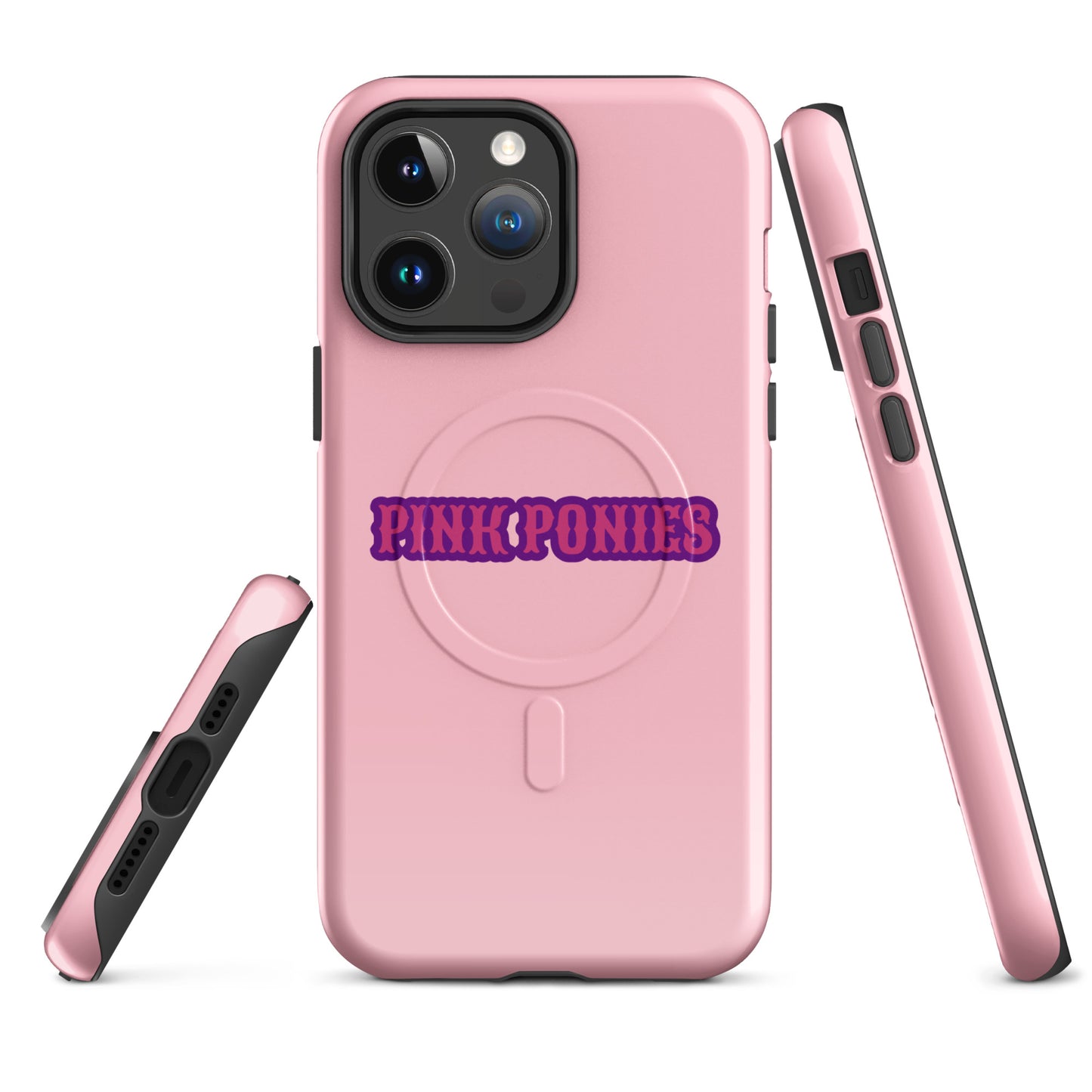 Magsafe Tough Case for iPhone | Pink Pony Athletic Club | Script Logo
